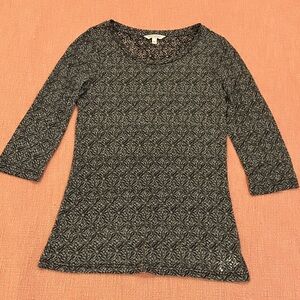 Roots med wm’s slightly sheer Patterned Blouse